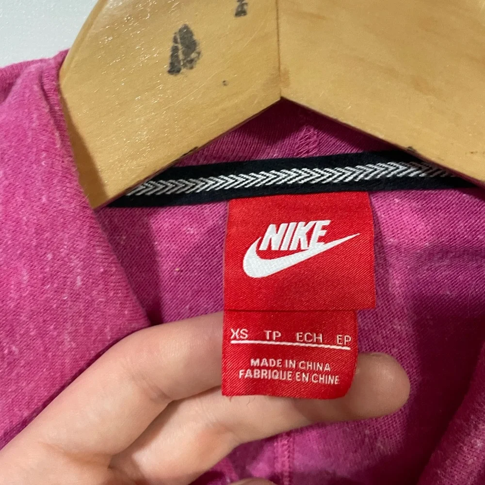 Nike tech full-zip hoodie sweatshirt pink XS
